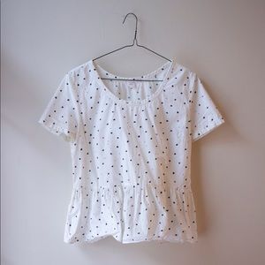 oversized top with stars